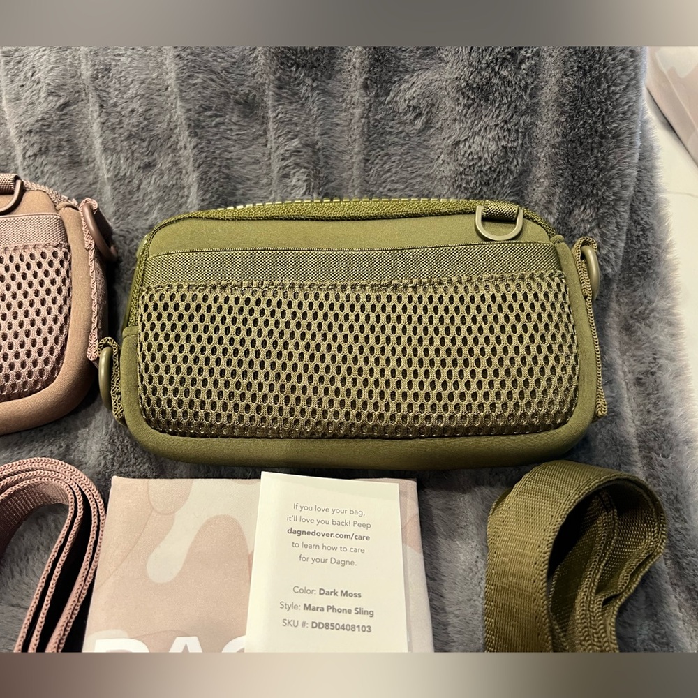 Dagne Dover Mara Phone Sling in Dark Moss ONLY, NWT - Picture 2 of 5